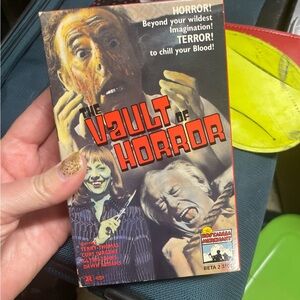 Vintage rare The Vault of Horror Betamax tape